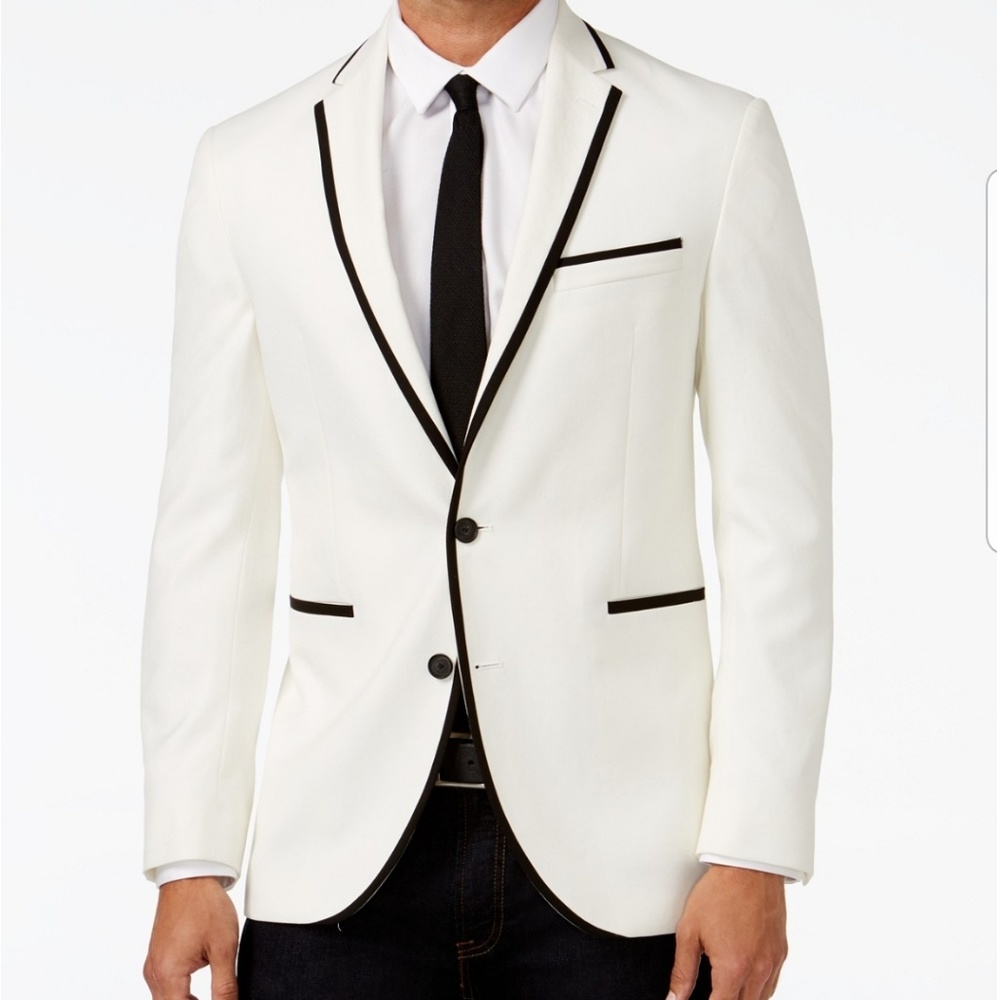 Kenneth Cole contrast dinner jacket 38S